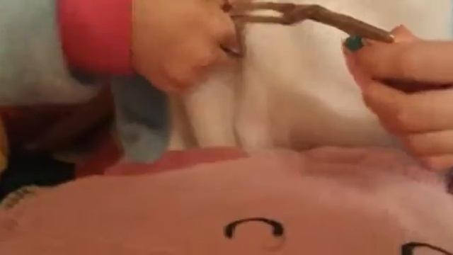 Как сделать пышный помпон из пряжи.