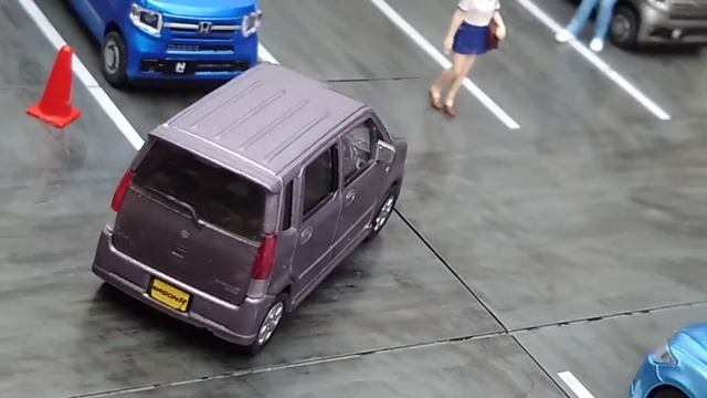 Doyusha 1/64 Kei Car Collection 2 Suzuki Wagon R FX-S Limited Purple 童友社軽カーコレクションの第2弾はSUZUKI ワゴンR