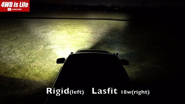 Off road Led lights comparison - Rigid Industries Diode Dynamics Lasfit and Auxbeam