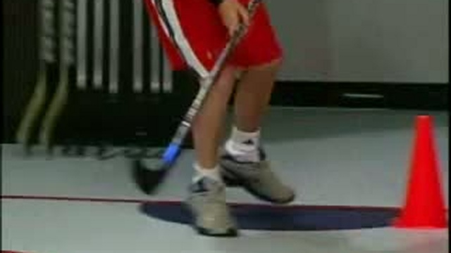 Тренировка хоккеиста на земле