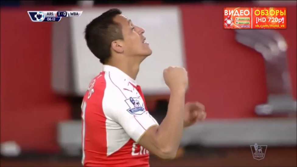 Премьер-Лига / 30-й тур / Арсенал - Вест Бромвич [HD 720p]