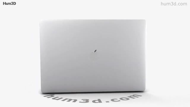 Apple MacBook Pro 16 Inch Silver 3D Model By Hum3D.com
