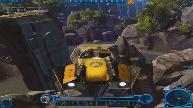 Star Wars The Old Republic(космический бой и начальная планета Tython)