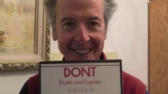 Jakob Dont Violin Etude #18 Op. 35