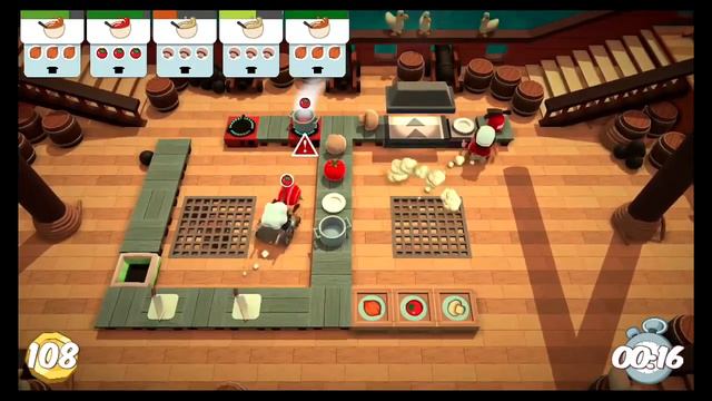 Overcooked W/ledg3nd 4# The Not Epic Gamer Bridge Moment (re-upload)