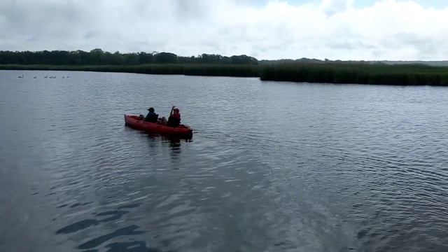 Pasha And Rafi On The Pedal Kayak