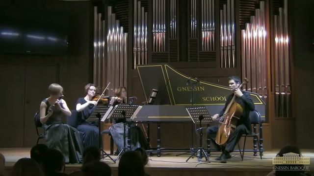 J.S.Bach - Trio Sonata G Major BWV 1038 - IV. Presto. GNESSIN BAROQUE