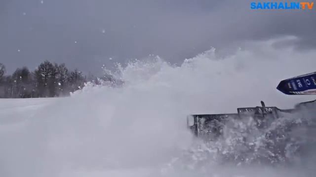 Тренировка на сноубайках (Сахалин 2018)
