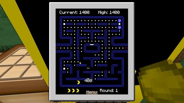 Minecraft- Pac Man Arcade Mod (1.4.7)