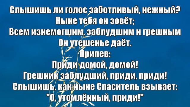 Гимны Надежды 228 Ласково, нежно Спаситель взывает (минус)