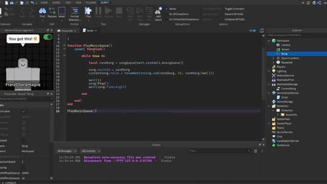 How to Make a Music System in ROBLOX Studio  ROBLOX Studio Scripting Tutorial