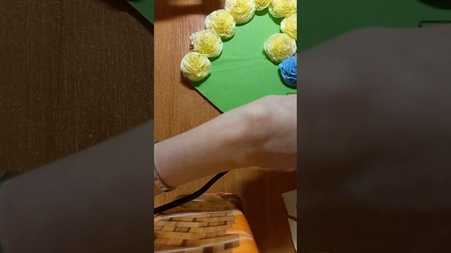 Букет из салфеток и бумаги. DIY