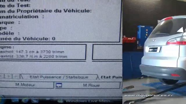 Reprogrammation Moteur Ford Smax Tdci 136cv @ 175cv Digiservices Paris Dyno
