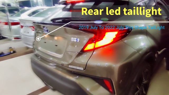 Toyota Chr 2019 Vs 2020 Different| Rear Led Taillight| #toyota #ledtaillights #recondition