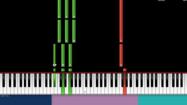 Gotye -  Somebody That I Used To Know  Piano Midi Synthesia Very Easy Beginner  ft. Kimbra 