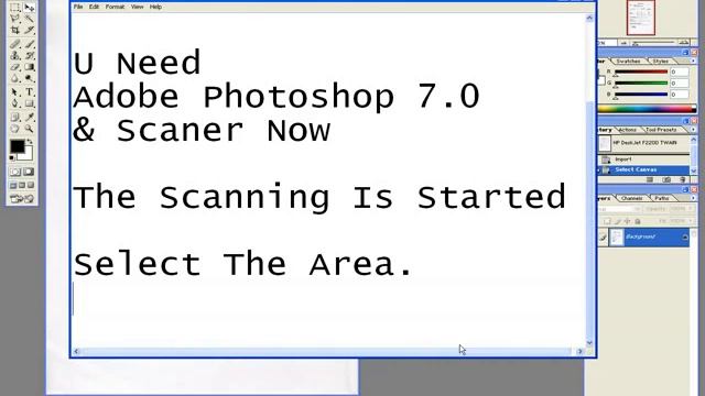 How To Scan The Paper With Photoshop