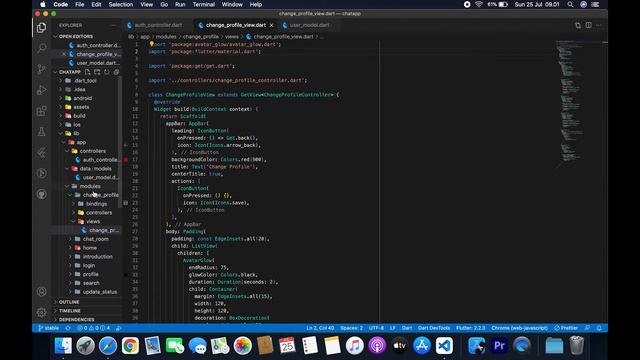 CHAT APPS 25 Create Model User [ FLUTTER + GET X + FIREBASE 2021 ]