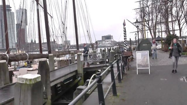 Роттердам 01.04.2018. Пётр I (Царь) и бухта парусников. Голландия, Нидерланды (Rotterdam).