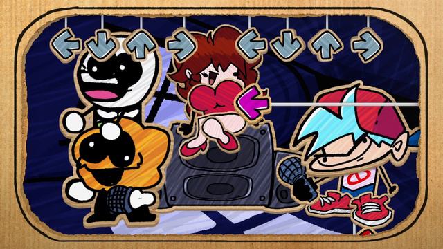 Friday Night Funkin (FNF) - In A Nutshell (Cardboard Animation)