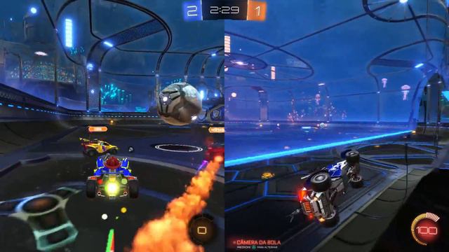 Rocket League  - Split Screen Pc (AMD Ryzen 5 1600 And GTX 1050ti)