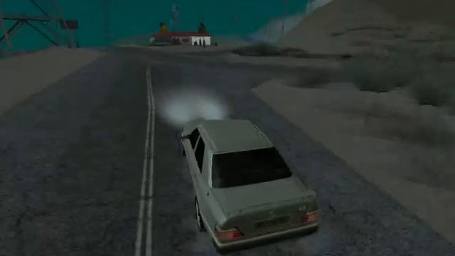 GTA San Andreas Mercedes Benz W124 E500 Tesztvezetése