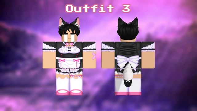 5 Cat Maid Boy Outfits Roblox