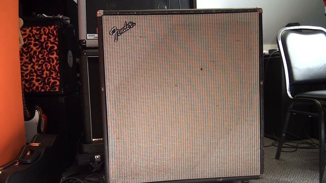 Marshall JCM 800 Into A Vintage 1976 2X15 Fender Bassman Cab