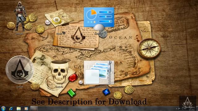 Assassin's Creed IV Black Flag Windows 7 Theme