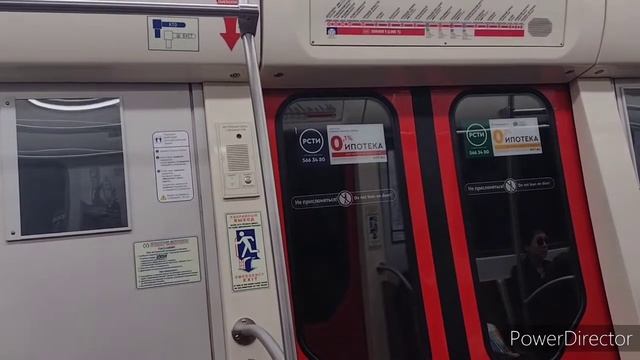 Поездка на Юбилейном от ст. Девяткино до ст. Проспект Ветеранов 1 часть до ст. Владимирская