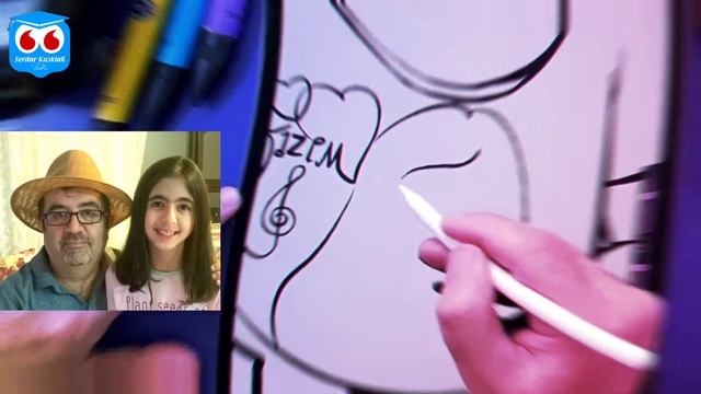 PORTRE KARİKATÜR ÇİZİMİ KAZAN (ÇEKLİŞ VAR ) Ipad Pro+Procreate İle Tablette Çizim 2021