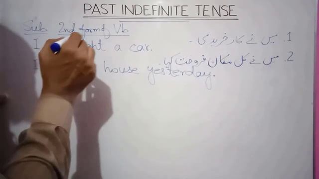 V-34) Past Indefinite Tense Urdu/Hindi || A Complete Lesson || It Is NOT About NEAR Past Only