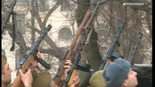 В Краснодаре провели реконструкцию боев за город в 1943 году