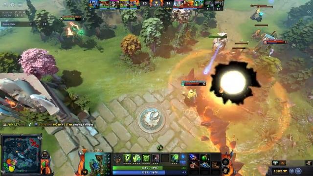 Рубик отжигает в дота 2. Вот как надо играть на рубике