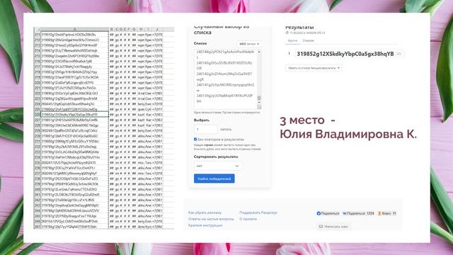 Итоги розыгрыша ГИВа 