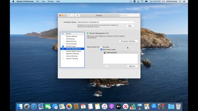 Enable Screen Sharing And Remote Management Mac OS (High Sierra, Mojave, Catalina)