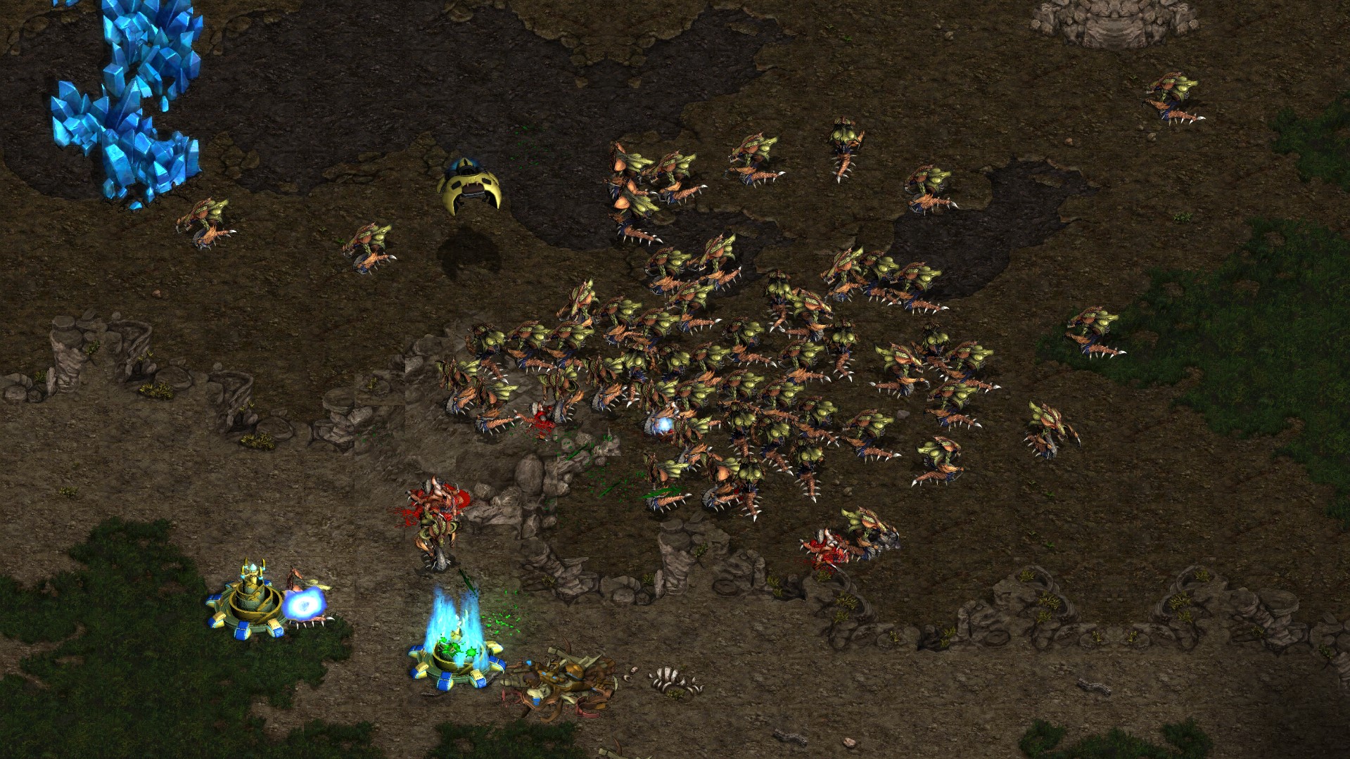 Starсraft And Starcraft2 2x2 GAMES #5