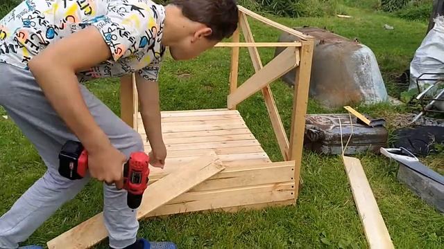 Машина из досок №2