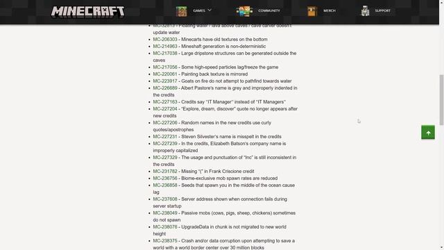 Minecraft 1.18 Pre Release 2      Java Version 17
