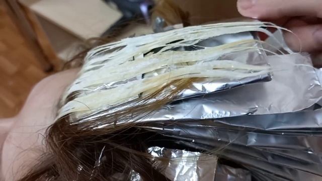 Мелирование +тонирование 10/0+10/16+10/61.