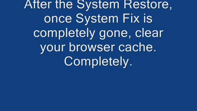 How To: System Fix, System Restore, And Missing Files!!