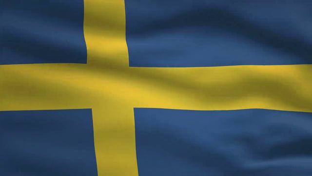 Sweden Flag Animation | 4k | Flags Of The World