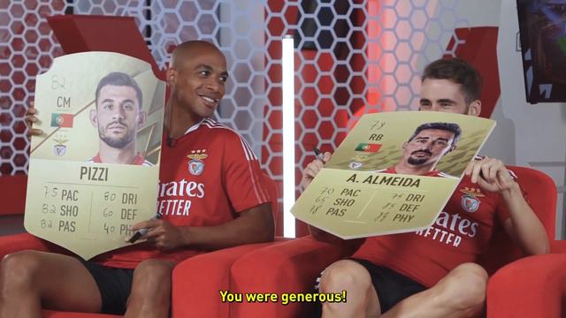 Игроки БЕНФИКИ угадывают свои рейтинги в FIFA 22