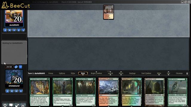 Golgari Elves VS Boros Hammer Time  Modern, MTGO