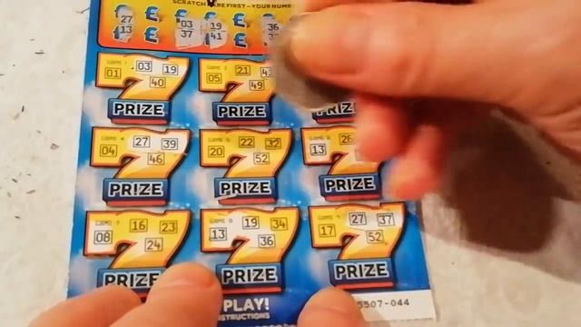 Oh!.Boy.What A Scratchcard Game,..20X,Full £500's..Triple Lucky 7's