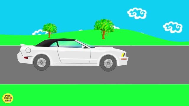 Машинки,cars. Пазл, цифра 5.  Развивающие мультики для детей