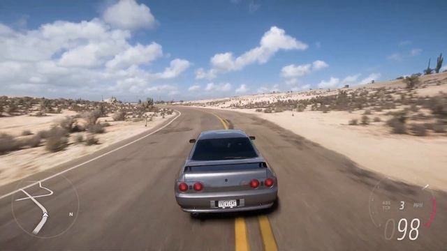 Forza Horizon 5 #Nissan - SKYLINE GT R V SPEC 1993 - Gameplay [4K60FPS]