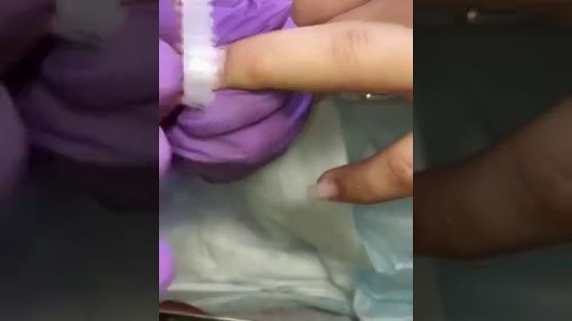 Комбинированный маникюр, работа тупым пламенем