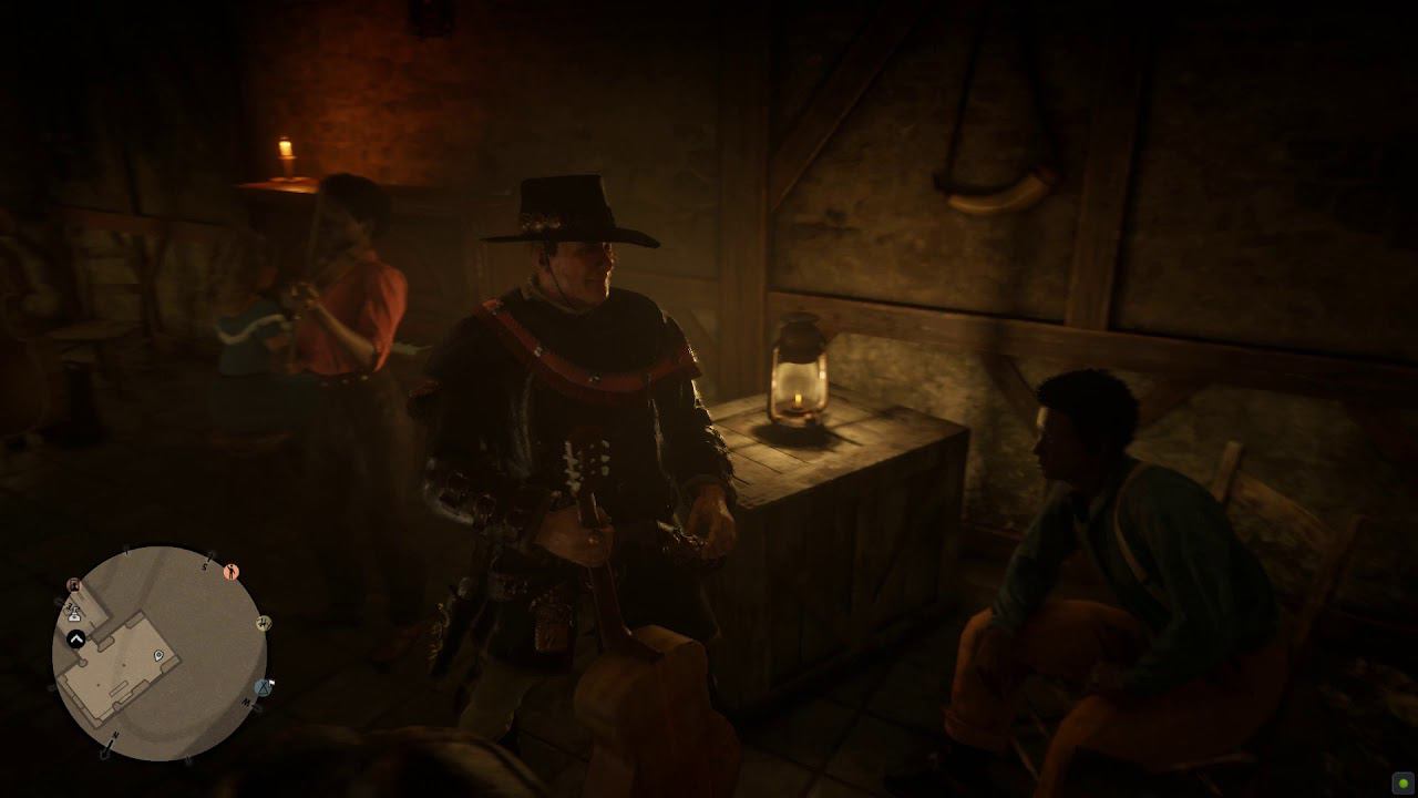 когда купил себе в бар музыкантов  Red Dead Redemption 2 2020 01 24   19 34 36 07