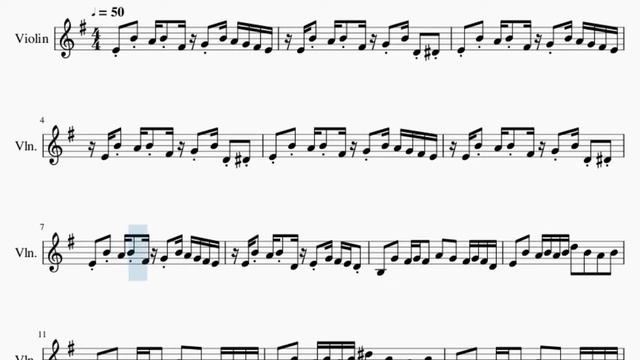 SUPER EASY Violin Sheet Music: How To Play Night Of Nights (Touhou) By BeatMARIO