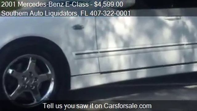 2001 Mercedes-Benz E-Class For Sale In Longwood, FL 32750 At